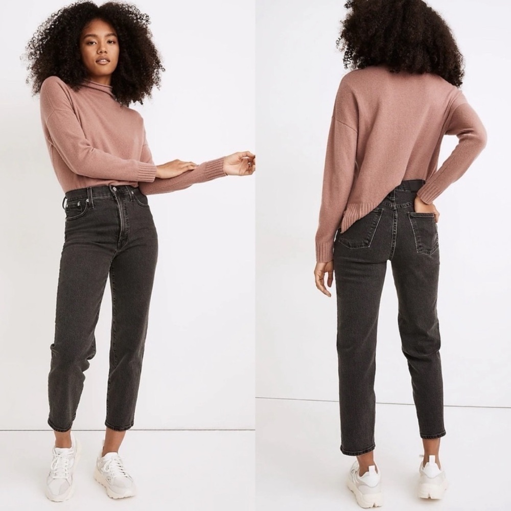 MADEWELL The Perfect Vintage Straight Crop Jean Lunar Wash Size 24